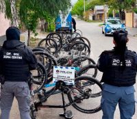 Allanamiento en Melipal: Secuestraron 15 bicicletas 