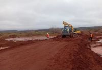 Las lluvias complican la circulación: hay cortes en la zona de arroyo Carranza