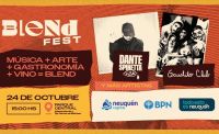Llega este sábado al Parque Central de Neuquén la "Blend Fest", con show de Dante Spinetta y Gauchito Club