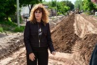 Pasqualini: “Avanza la pavimentación de la nueva troncal Lago Muster, otra obra clave para la conectividad del norte de la ciudad”